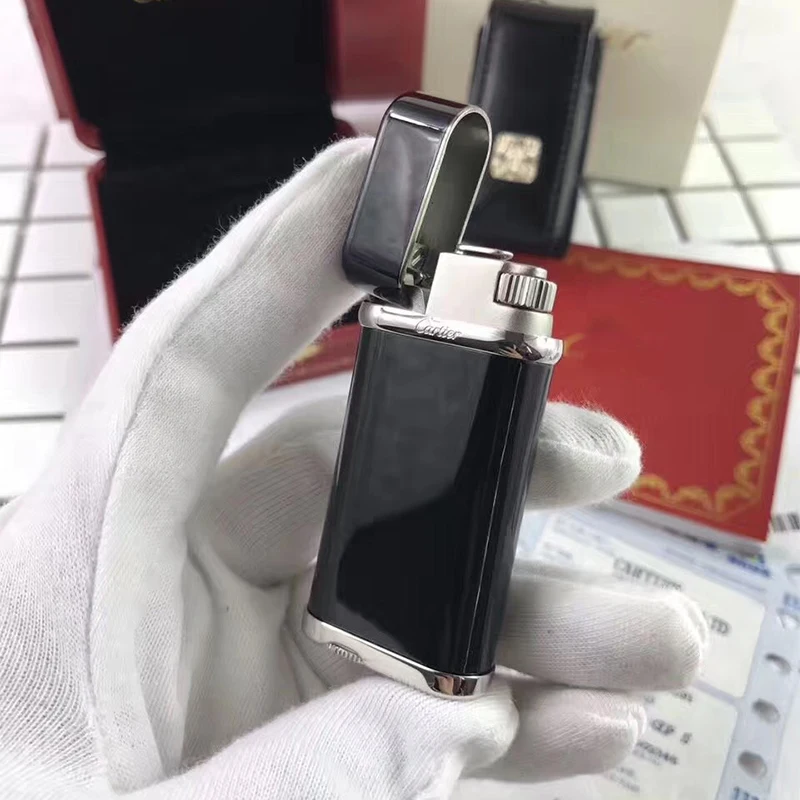 

100% new vintage dupont gas lighter gas cigarette lighter polished jet gasoline flint lighter metal gas lighter