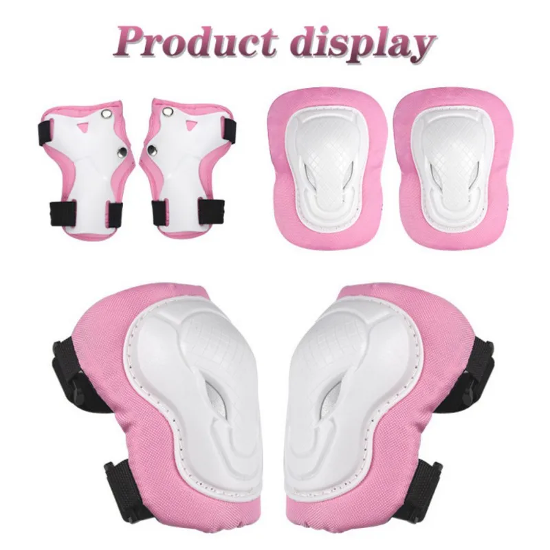 

High Quality Children's Sports Protective Gear 7pcs Sets Skateboard Skating Helmet Protective Gear Set Knee Pads Wrist Elbow