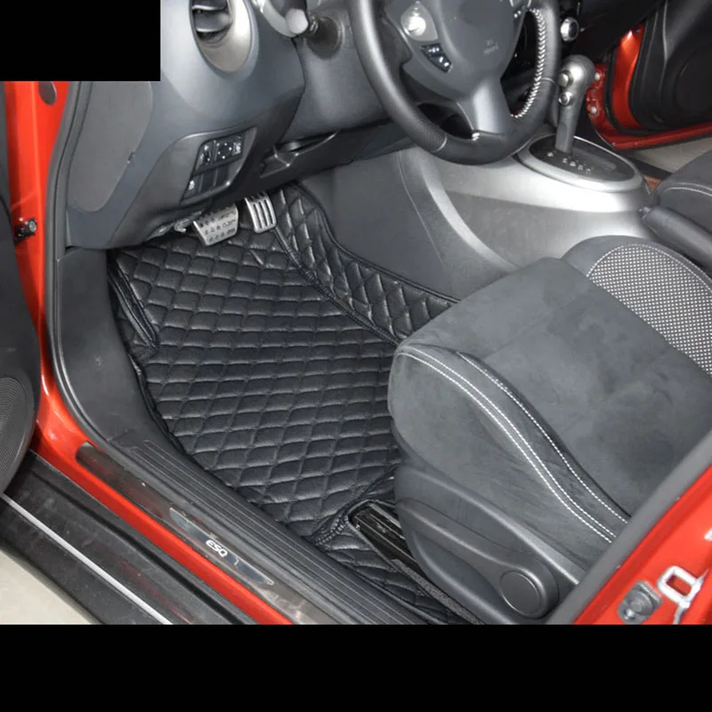 Кожаный Автомобильный напольный коврик Lsrtw2017 для Nissan Juke 2010 2019 2018 2017 2016 2015 2014 2013 2012