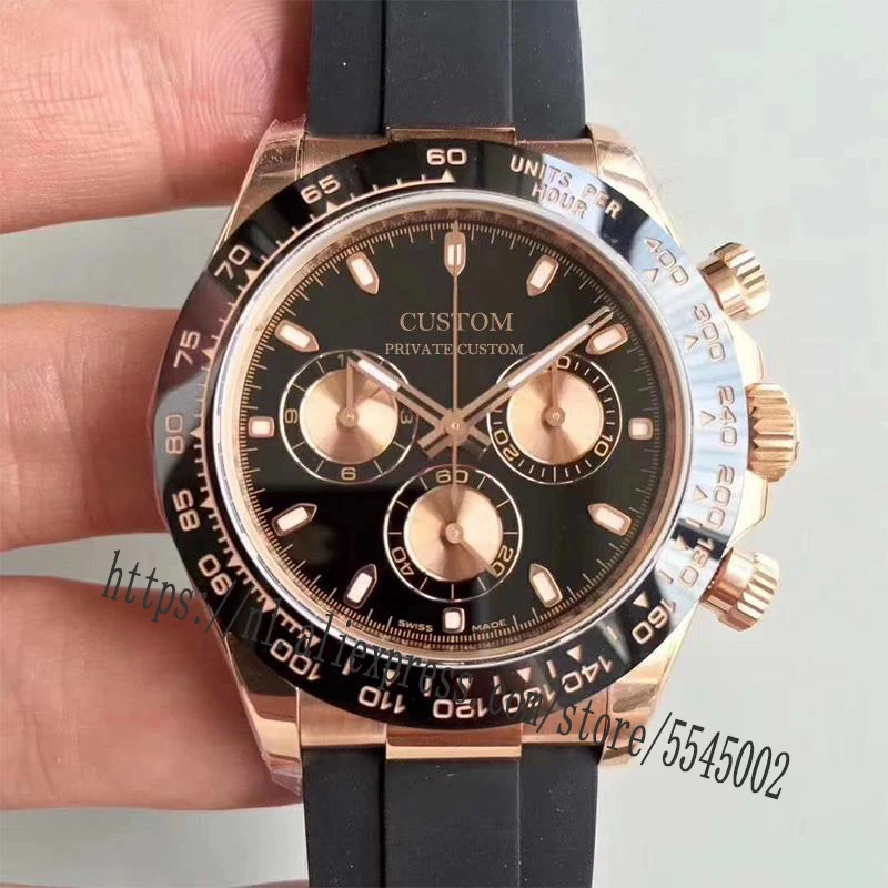 

Design luxury brand 40 mm men's watch automatic mechanical watch men's sapphire glass stainless steel case storage luminous