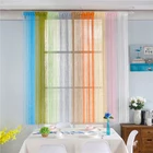 Шторы с кисточками для разделения стен, окон и дверей в гостиной, 100 см X 200 см