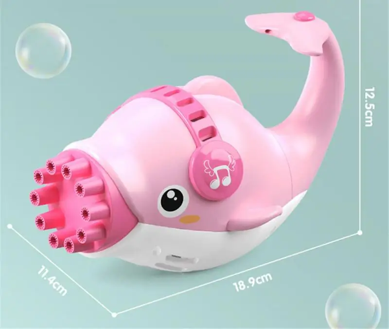 

Super Bubble Machine Automatic Cartoon Dolphin Bubble Gun Toys Summer Soap Water Bubble Machine Electric Bubble Machine For Kids