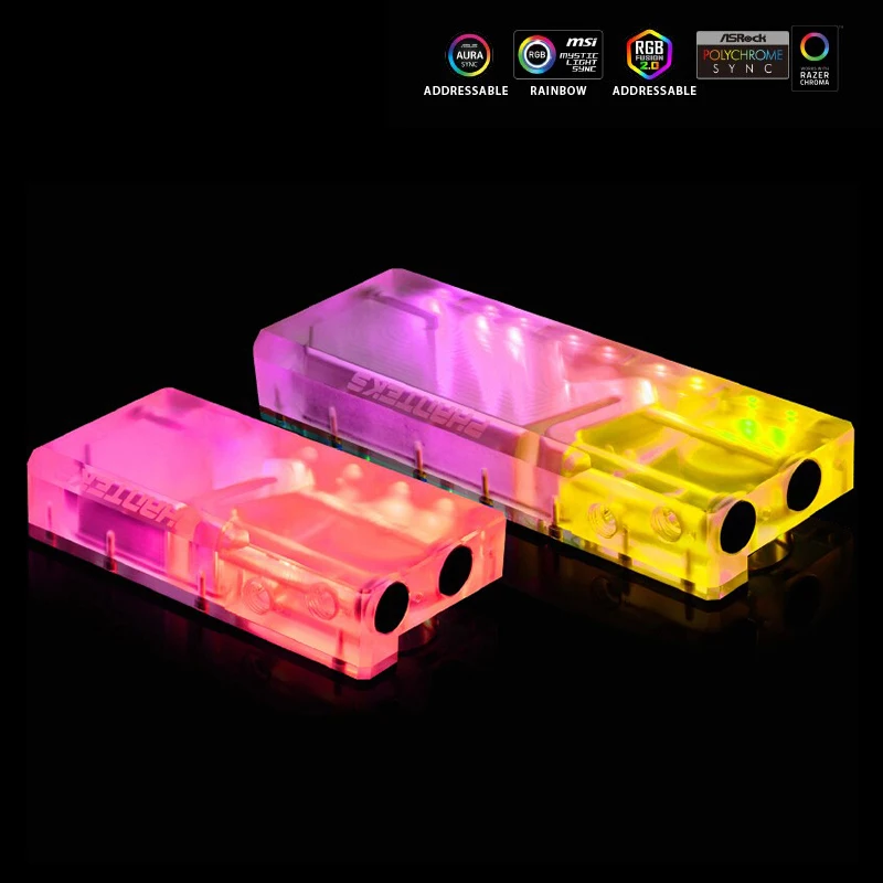 PHANTEKS R160C D(A) RGB 5 в 3 контактный резервуар для воды цилиндр жидкости прозрачный