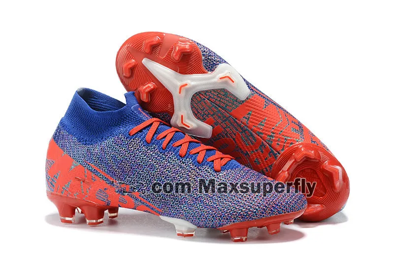 2 Mens Superfly VII 7 360 Elite SE FG CR7 Ronaldo Neymar NJR MDS 001 Dream Speed Boys Soccer Shoes Football Boots Cleats US6.5-11 - Цвет: 2