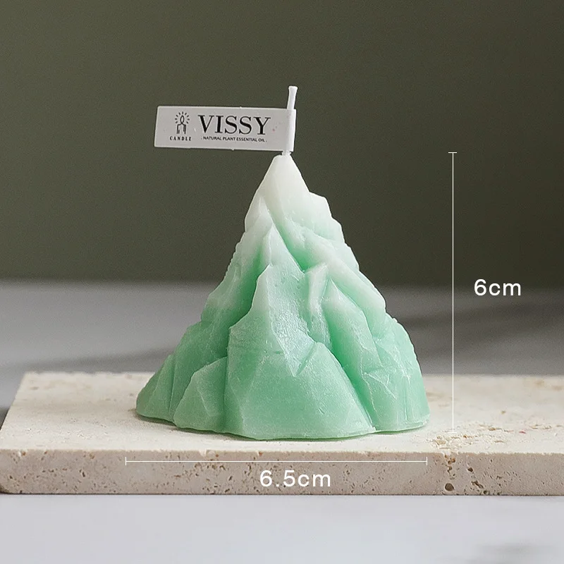 Ручная работа Iceberg свечи для ароматерапии синий аромат свеча украшение подарок