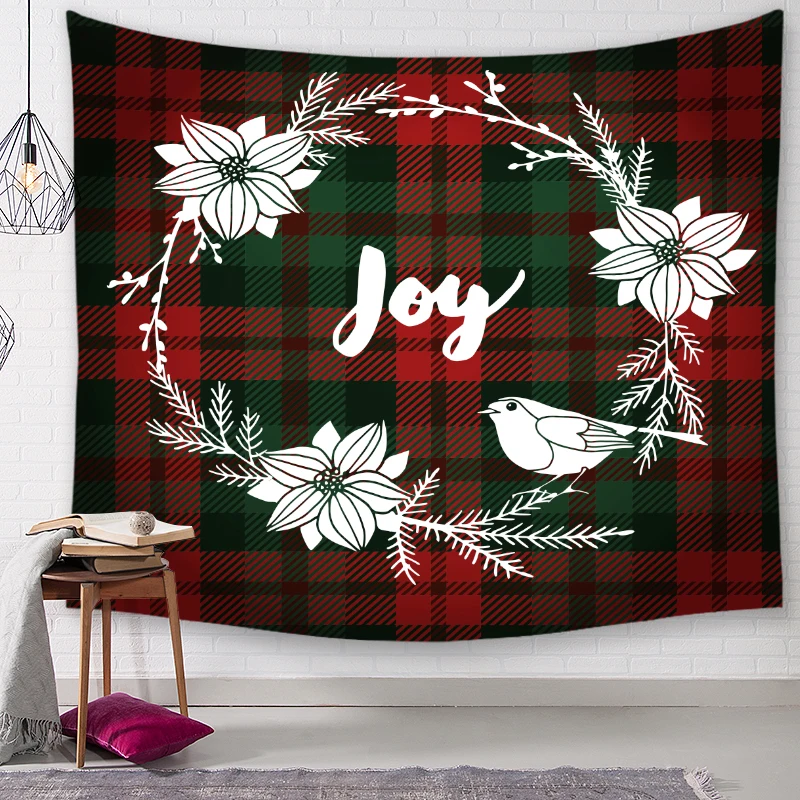 

Fashion 3D Christmas Wall Hangings Carpet Hippie Tapestry Toalla Mandala Indian Tapices 200cm Dorm Room Yoga Beach Mat