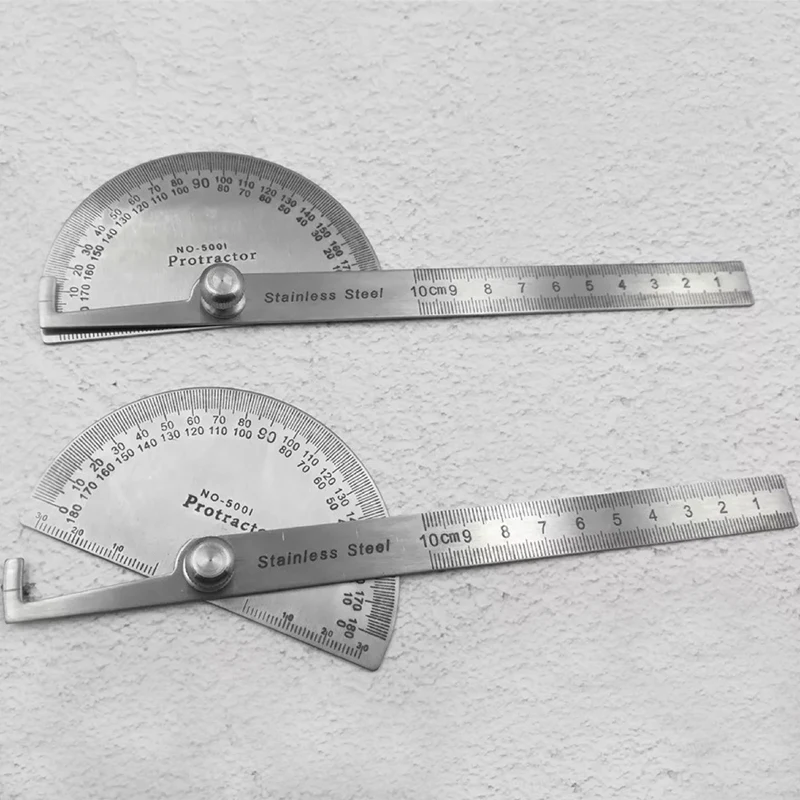 Регулируемый цифровой транспортир 10 см 180 градусов многофункциональная линейка