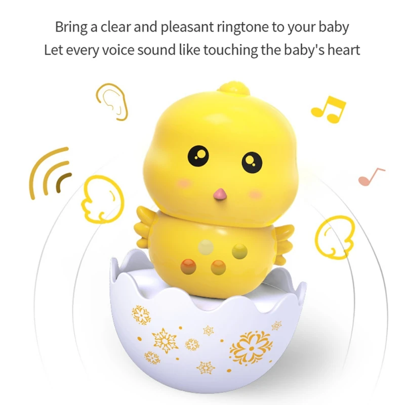 Новый милый мультфильм Забавный цыпленок неваляшка Детские игрушки игра в мозги