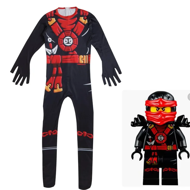 Детская одежда LEGO Ninjago костюм для Хэллоуина детей мастера Кружитцу костюмы аниме