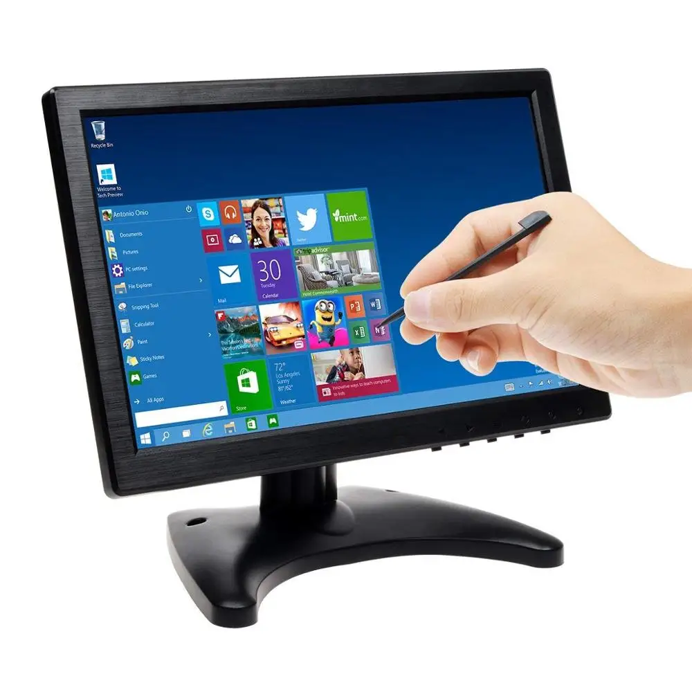 ZHIXIANDA заводская цена настольный пластиковый корпус 10 .1 дюймовый TFT LCD емкостный