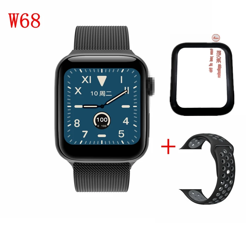 11 Часы 5 IWO 12 Pro Bluetooth Смарт часы W68 1:1 Смарт часы 44 мм чехол для Apple iOS Android телефон сердечного ритма PK IWO 11 lite P70 - Цвет: 11