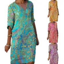 Robe de plage décontractée et attrayante, tenue assortie à tout, imprimée, grande taille, à la mode  (1)