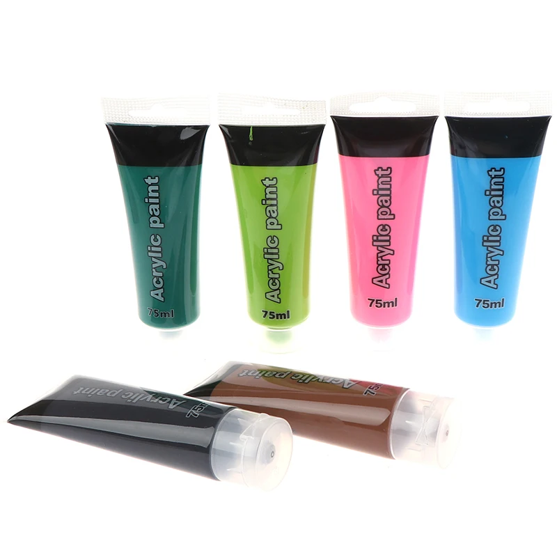 Акриловый шланг для рисования на стену 75 мл краски одежды текстиль волокно