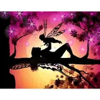 Набор для рукоделия LaoJieYuan, 5D алмазная вышивка с изображением дерева ангела, квадратная мозаика, стразы