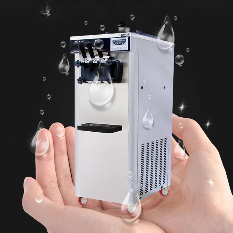 Коммерческая машина для производства мягкого мороженого 220 В/110 В вертикальная