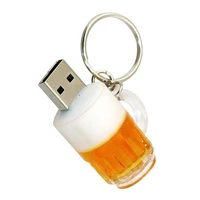 usb flash drive beer cup usb 2 0 pendrive 128gb 64gb 32gb 16gb 8gb 4gb thumb jump drive with key ring for macos linux windows