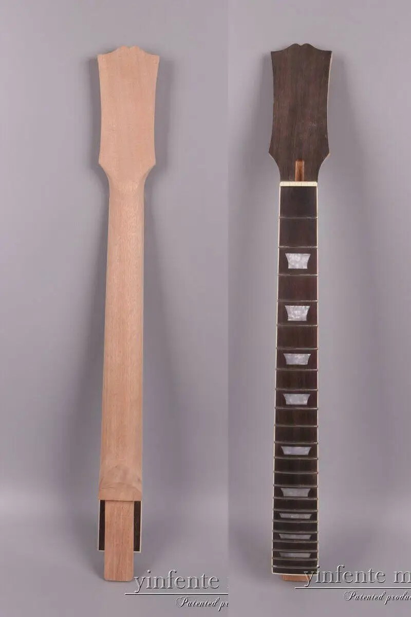 

22 fret guitar neck Replacement Rosewood Fretboard 24.75 inch Glue on