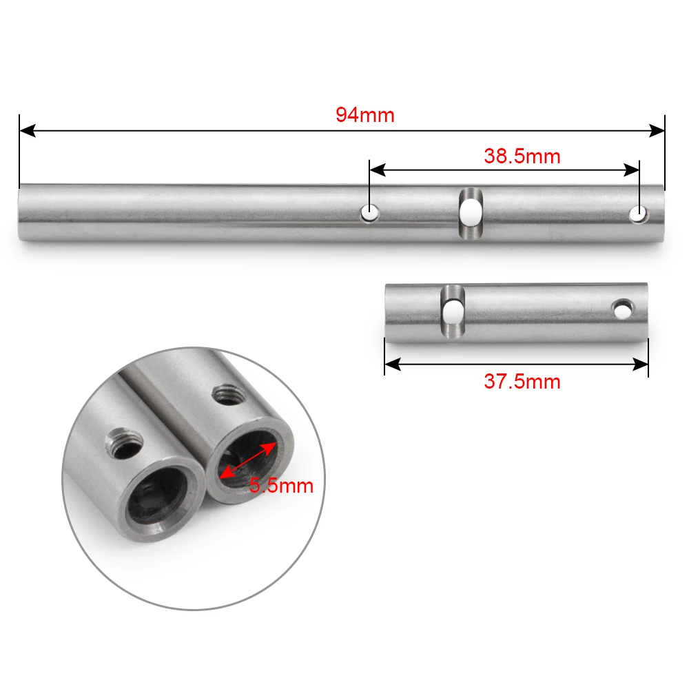 AXSPEED Высококачественная задняя ось с втулкой для радиоуправляемого автомобиля