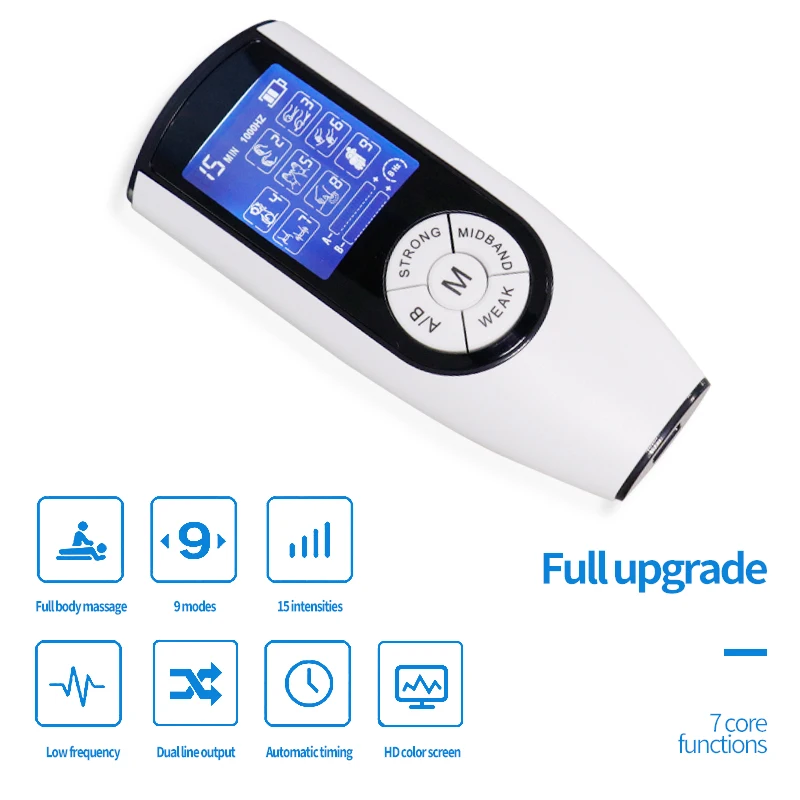 Двухканальный EMS стимулятор мышц электрическая Акупунктура пульса