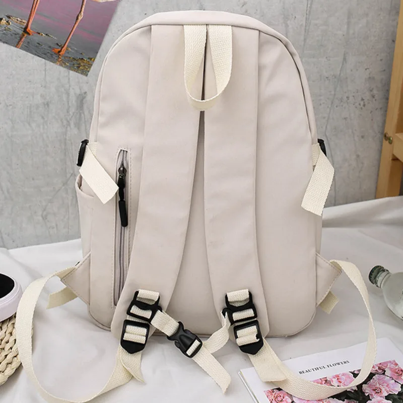 

Female School Bags For Teenage Girls 2020 Nylon Travel Backpack Women Mochilas Sac A Dos Ladies Laptop Rucksack Men Bag Pack