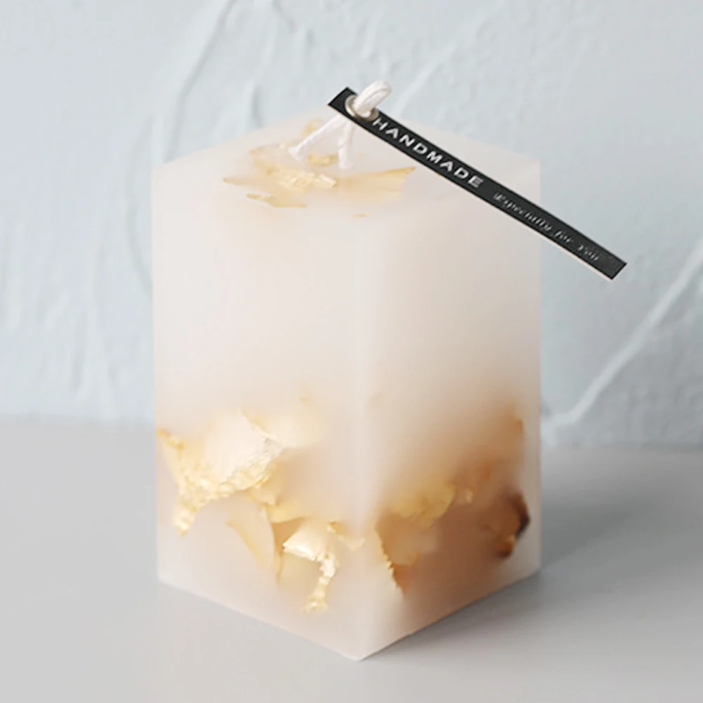 DIY Soap Candle Gold Foil Creative Baked Sequin Handmade Materials for Mold Making Decor Aromatic Prop свеч | Дом и сад