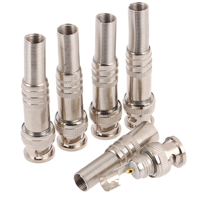 

5pcs BNC-5 Welded Joint BNC Connector Q9-5 Monitoring Video Connector CCTV Head