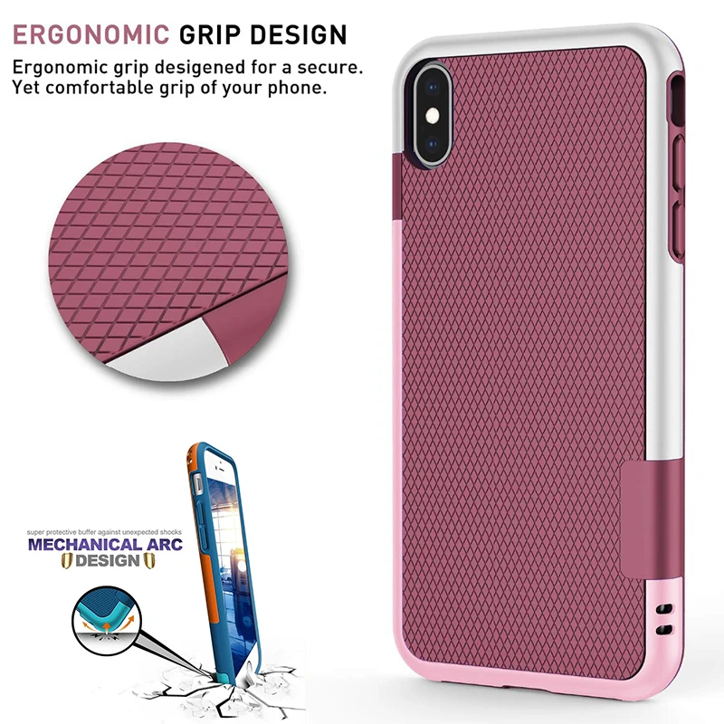 Противоударный Гибридный Силиконовый противоударный чехол для funda iPhone 6S 7Plus 7 8 Plus Xs Max XR Противоскользящий чехол для iPhone 11 Pro Max