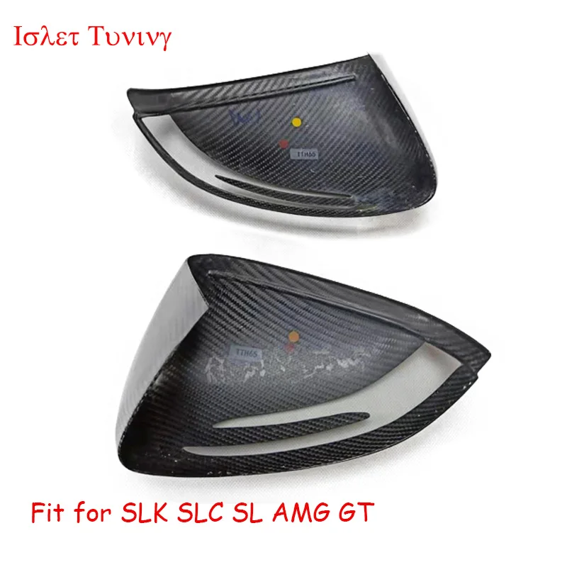 R172 R231 Крышка зеркала из сухого углеродного волокна для Mercedes-Benz SLK SLC SL AMG GT SLC260 SLC300 2012-2019 Добавьте на боковую дверь заднего вида (art.: 3920d2ceaea97) - 3920d2ceaea97