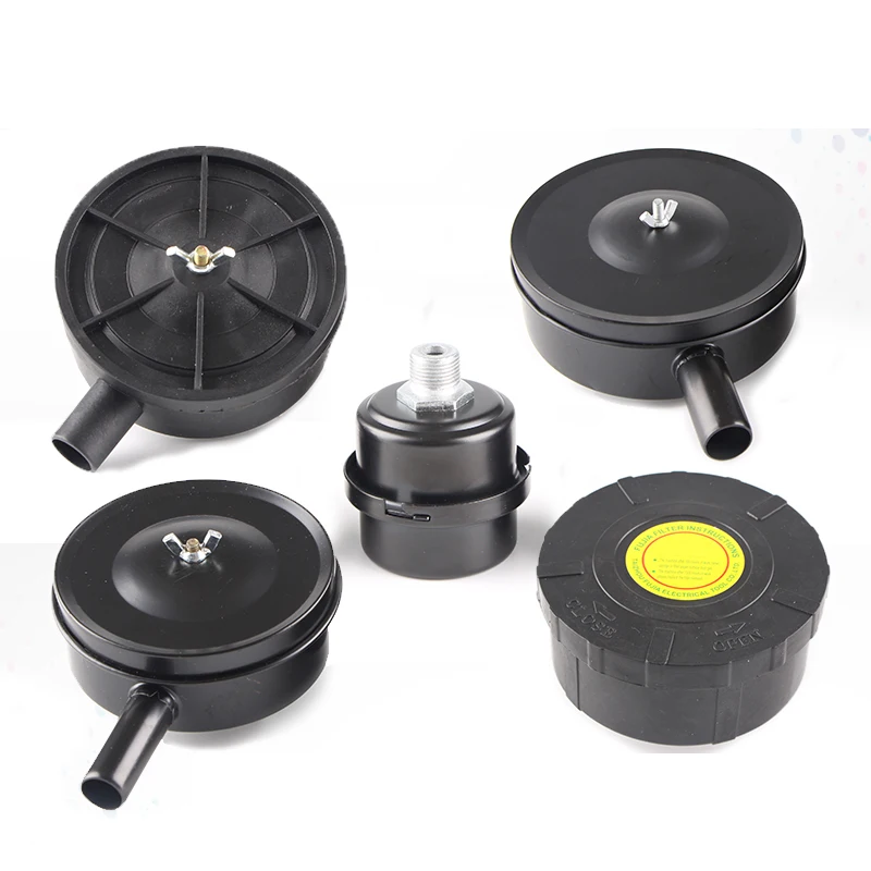 Воздушный компрессор глушитель с железом/пластиковой оболочкой черный