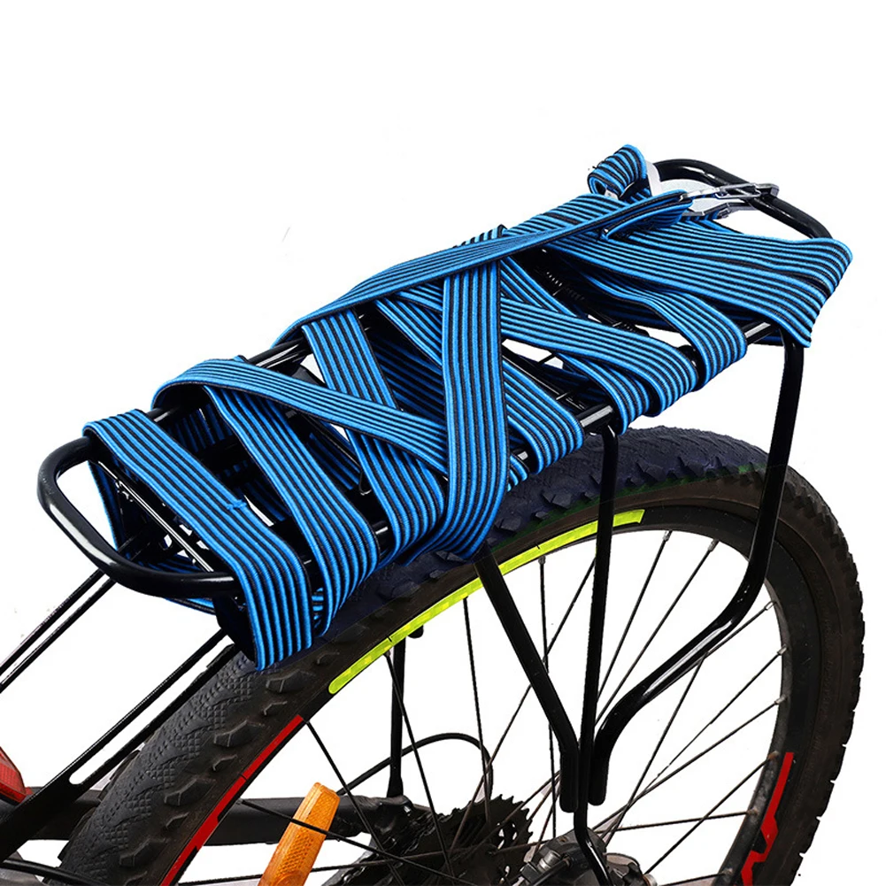 

Car Trunk Bicycle Strap Binding Rope Motorcycle Hook Tied Cargo With Elasticity Luggage Rope Bike Basket Motorcycle Accessories