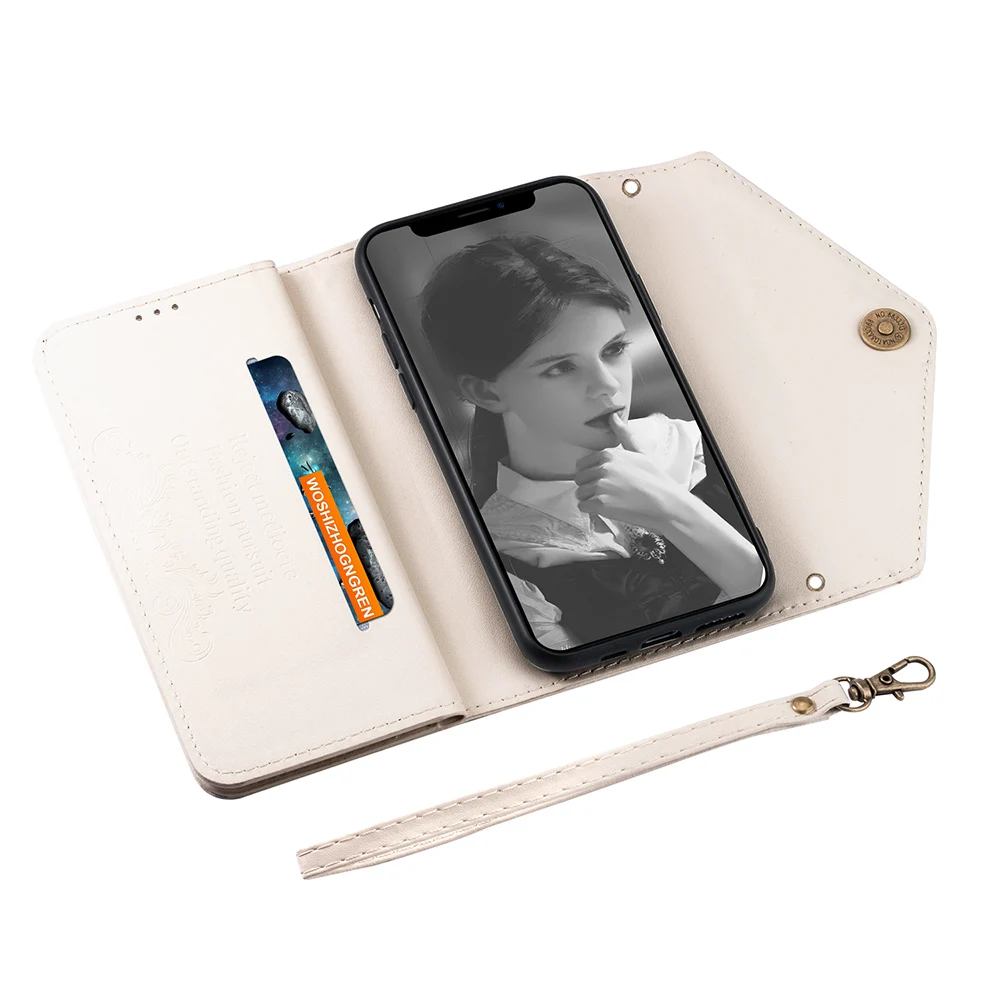 Чехол-книжка для Samsung Note 20 + A6 A7 2018 A71 A51 A41 A21 A70 A50 A40 A30 A20 кожа магнитный | Мобильные