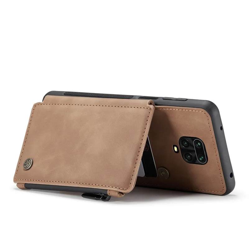Роскошный чехол-кошелек для Redmi Note 9 Pro на молнии Xiaomi 8 Max 9s кожаный чехол-накладка с