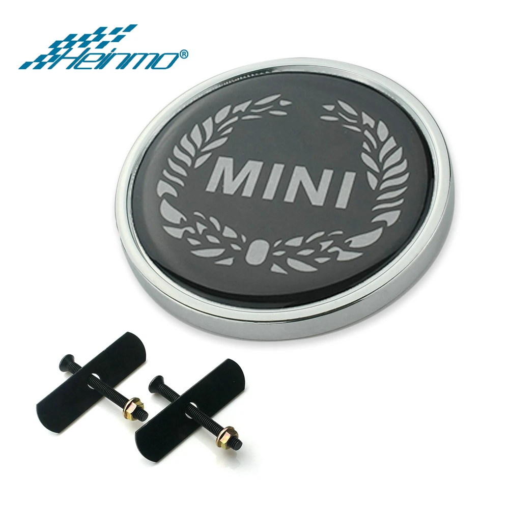 Для MINI Cooper S One R55 R56 R60 R61 F54 F55 F56 F60 наклейка для передней решетки радиатора пластина