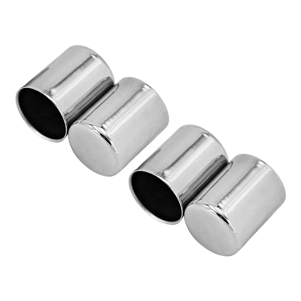 Стыковочное оборудование для мотоцикла черная/хромированная крышка 4 шт. Harley