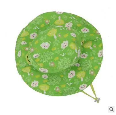 

shipping.fashion kids Free sun hats,pink print cute children quality summer hat,54cm,flower wide brim hat visor