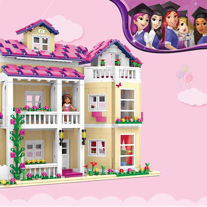 Детские игрушки для девочек серия друзей набор счастливых общежитий