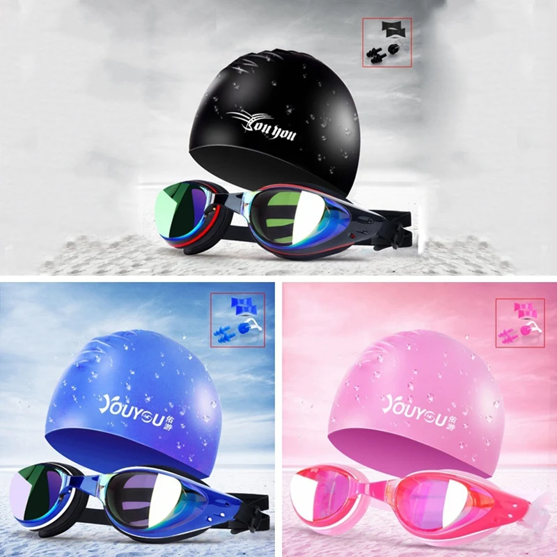 

HD anti-fog UV adjustable Swimming goggles HD anti-fog UV adjustable goggle strap professional swimming goggl4