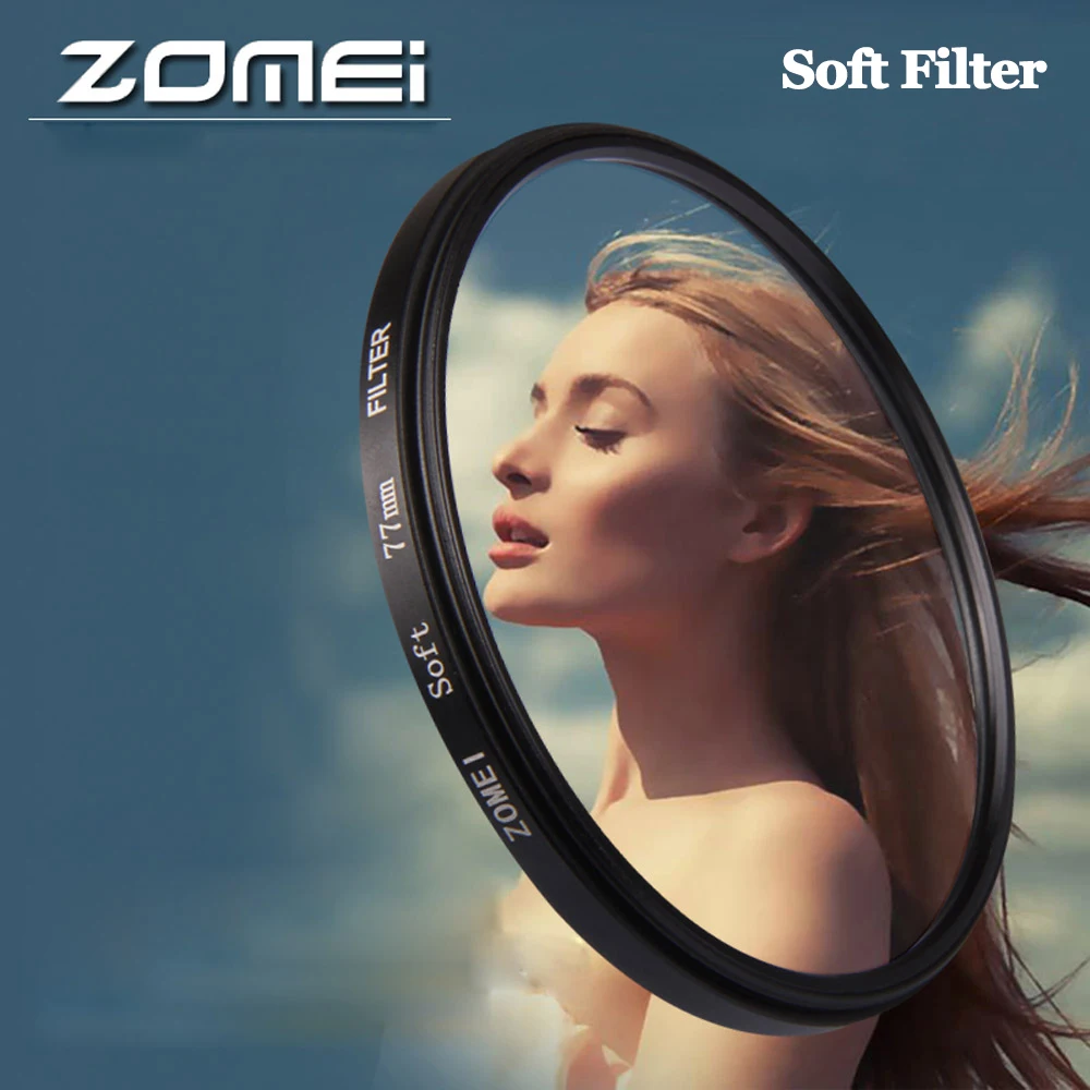 ZOMEi эффектный портретный фильтр Soft Diffuser фокус для объектива цифровой зеркальной