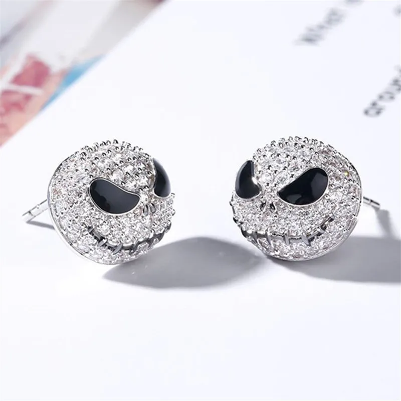 2020 Кошмар перед Рождеством череп искусственный кристалл мультфильм Готическая