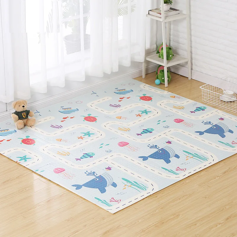 Складной детский двусторонний игровой коврик XPE Puzzle Детский коврик Tapete Infantil комната ползающий коврик нетоксичный Детский ковер Brinquedos