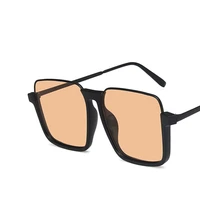 new brand sunglasses square orange lenses glasses colorful sunglasses trend versatile sunglasses uv400