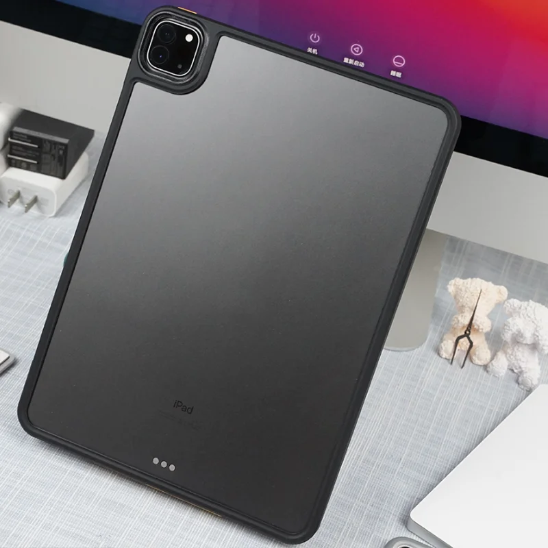 

Protective Case for iPad Pro Air4 TPU+PC full inclusive flat plate case for iPad Pro 11.12.9 inch Transparent Shockproof Case
