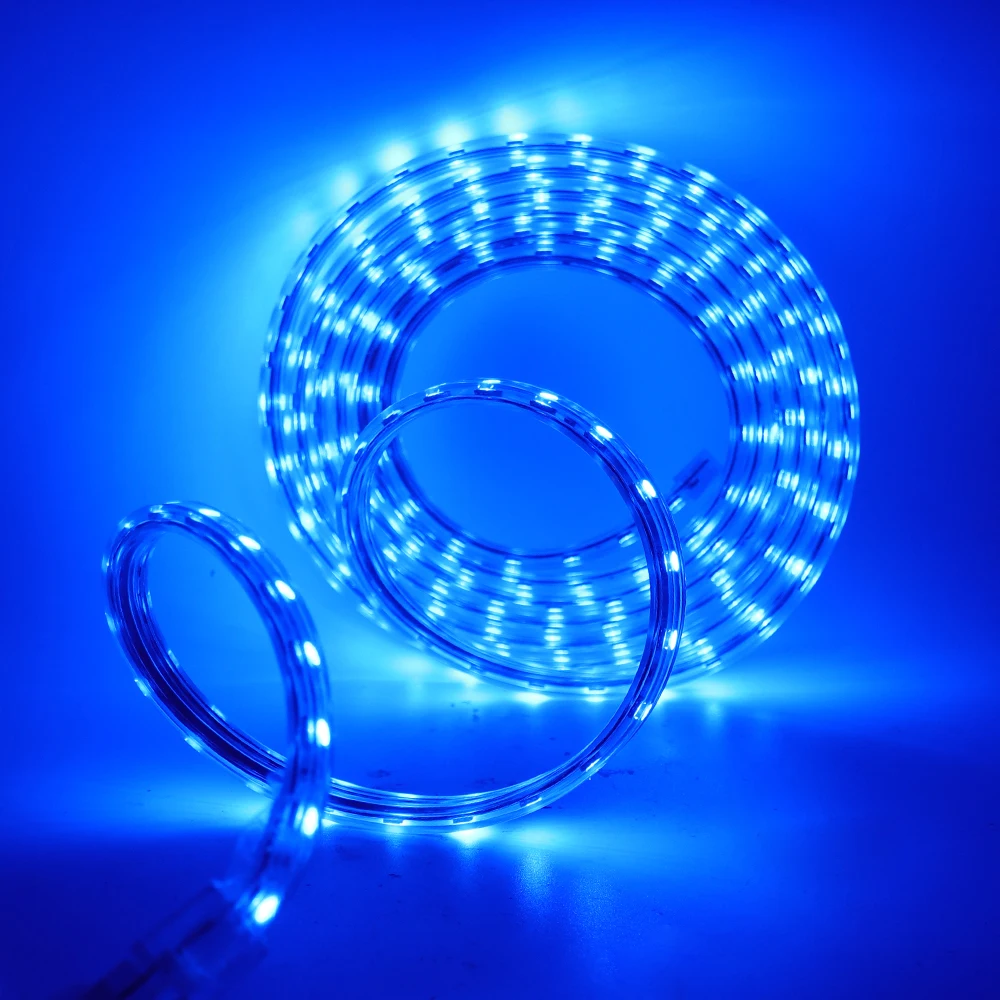 

AC220V LED Strip Flexible Light SMD 5050 60leds/m Waterproof Led Tape LED Light With Power Plug White/Warm White/Blue Luces Led