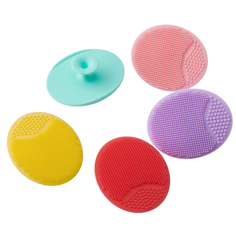 

Silicone Wash a Face to Brush Massage Facial Cleaning Brush Soft Silicone Wash Brush Baby Shampoo