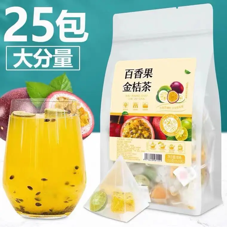 

Страстные фрукты, чай kumquat, фруктовый чай 250 г, 25 пакетов, искусственный сухой страстный фрукт, каменный сахар, чай с сушеными фруктами