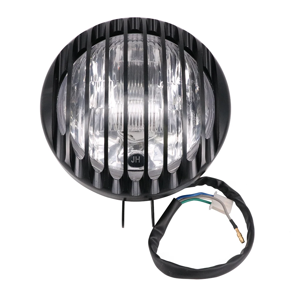 

Motorcycle Retro Fog Spot Headlight HeadLamp Light Lamp For Cafe Racer Harley Davidson Choppers Sportster Suzuki