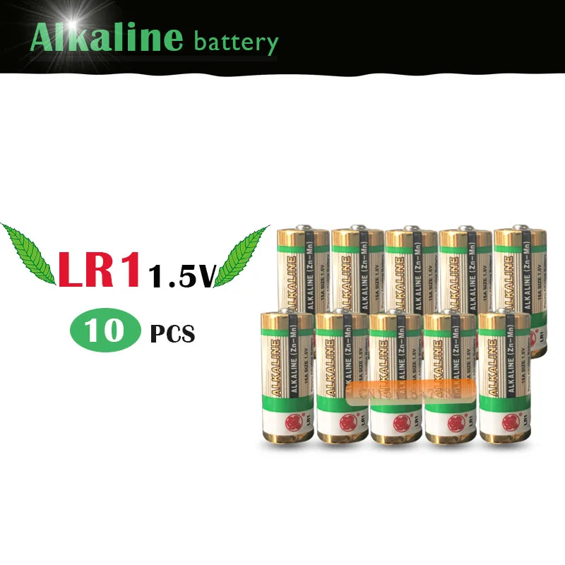 10 шт. щелочная батарея 1 5 в LR1 N AM5 E90 sperker/bluetooth/батарея плееров|Батарейки| |