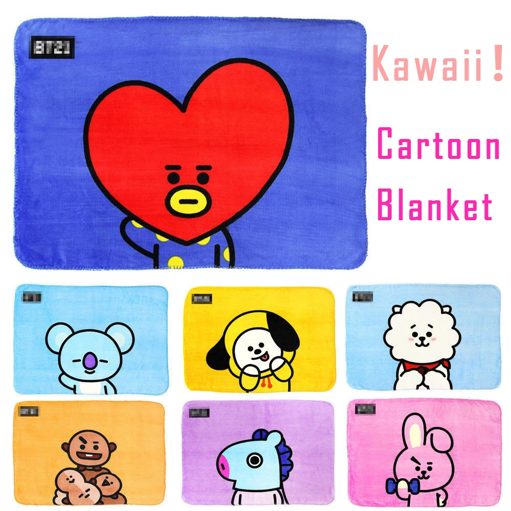 

Kpop плюшевое фланелевое одеяло Kawaii мультяшное изображение кондиционер Сиеста шаль звезда знаменитости игрушка Поклонники Рождественский п...