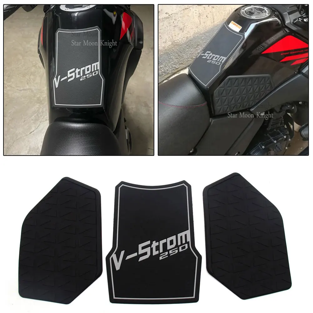 

DL250 наклейки для мотоциклов противоскользящие наклейки на бак мотоцикла защита для колена топливный бак для Suzuki DL 250 vоткрытый