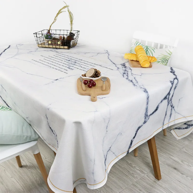 Simanfei прямоугольная скатерть льняная кофейная обеденная атласная Скатерть для